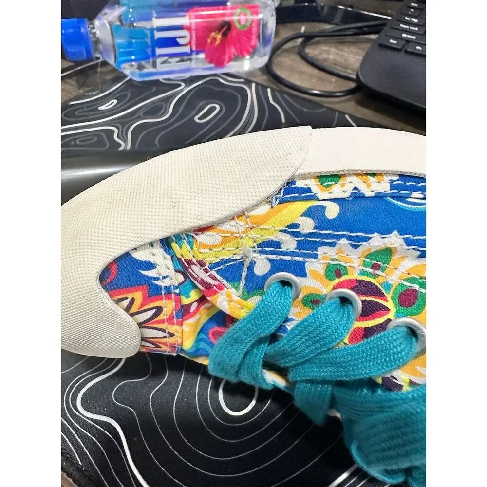 Converse Jack Purcell Women's Floral Paisley Sneakers Size 5.5 - Picture 8 of 12